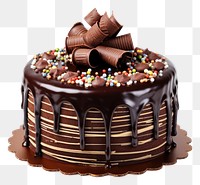 PNG Chocolate birthday cake dessert food confectionery. 