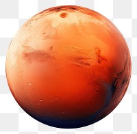 PNG Planet mars sphere space. AI generated Image by rawpixel.
