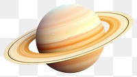 PNG Planet saturn space white background. AI generated Image by rawpixel.