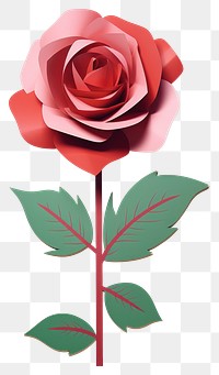 PNG Full body red rose flower plant leaf. 