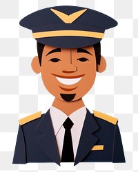 PNG Airplane Captain captain anthropomorphic representation. 