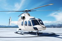 Helicopter png mockup, aircraft vehicle, transparent design