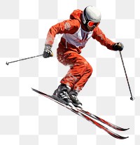 PNG Skier recreation skiing sports. 