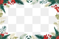 PNG Christmas invitation border backgrounds christmas pattern