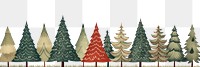 PNG Christmas tree border christmas backgrounds plant.