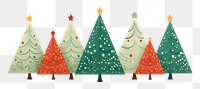 PNG Christmas tree border christmas white background christmas tree. 