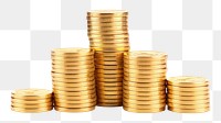 PNG Golden coins stacks gold backgrounds money