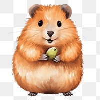 PNG Quokka hamster rodent mammal. AI generated Image by rawpixel.
