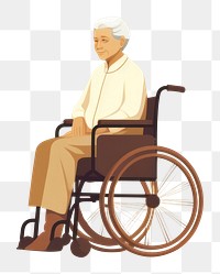 PNG Senior house wheelchair furniture retirement. AI generated Image by rawpixel.