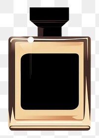 PNG Luxury perfume black cosmetics bottle aftershave. 