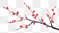 PNG Cherry blossom outdoors flower nature. 