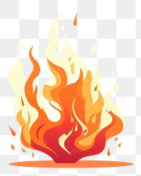 PNG Fire bonfire creativity fireplace. AI generated Image by rawpixel.
