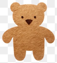 PNG Teddy bear gingerbread cookie cute. 