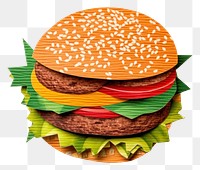 PNG Burger sesame burger paper. 