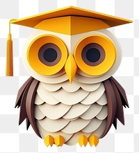 PNG Graduation text owl anthropomorphic. AI generated Image by rawpixel.