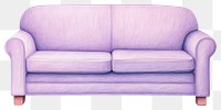 PNG Sofa furniture drawing chair. AI generated Image by rawpixel.