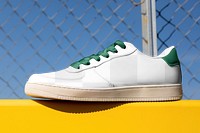 Canvas sneakers png mockup, transparent design