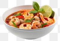 PNG Bowl seafood shrimp meal. 