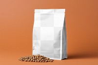 Dog food bag png mockup, transparent design