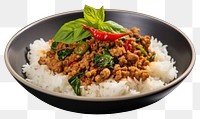 PNG Basil food rice vegetable. 