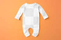 Baby romper png transparent mockup