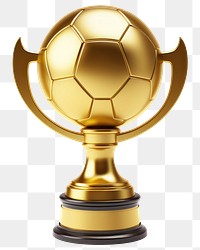 PNG Soccer trophy ball football. 