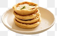 PNG Sope pancake bread plate. AI generated Image by rawpixel.