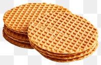 PNG Stroopwafels waffle food  