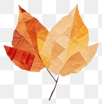 PNG Autumn leaf plant paper creativity. 