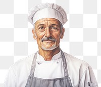 PNG Male chef portrait adult photography. 