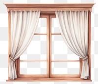 PNG Curtain window texture wood.