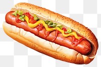 PNG Hot dog ketchup food 