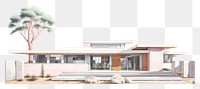 PNG House architecture building drawing. 