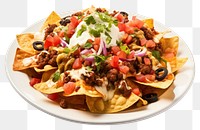 PNG Nachos nachos snack plate. AI generated Image by rawpixel.