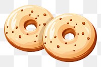 PNG Jam donuts bagel bread food. AI generated Image by rawpixel.