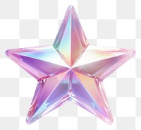 PNG Glossy holographic star icon white background simplicity appliance