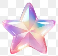 PNG Glossy resin translucent star icon transportation simplicity spectrum. 