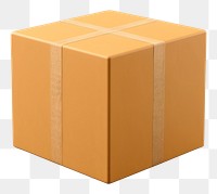 PNG Delivery box icon carton white background simplicity. 