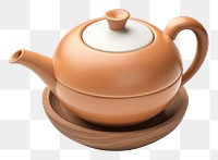 PNG Japanese tea icon pottery teapot drink. AI generated Image by rawpixel.