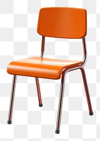 PNG School chair icon furniture white background university. AI generated Image by rawpixel.