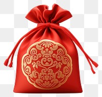 PNG Chinese lucky bag white background celebration decoration. 