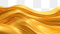 PNG Abstract waves gold  