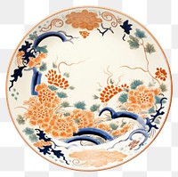 PNG Japanese plate porcelain platter art. 