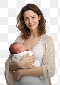 PNG Holding newborn baby portrait. 