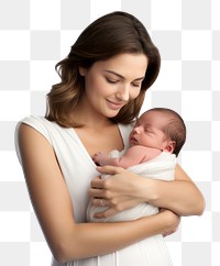 PNG Holding newborn baby portrait. 