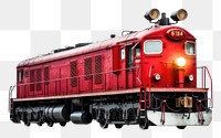 PNG Alert train locomotive vehicle. AI generated Image by rawpixel.