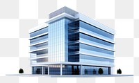 PNG Building architecture city white background. AI generated Image by rawpixel.