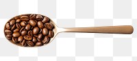 PNG Coffee spoon white background refreshment tableware. AI generated Image by rawpixel.