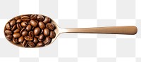 PNG Coffee spoon white background refreshment tableware. 