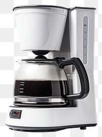PNG Coffeemaker appliance mixer white background. AI generated Image by rawpixel.